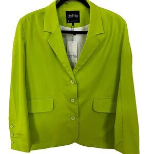 Dottie Women's Small Green Blazer NWT